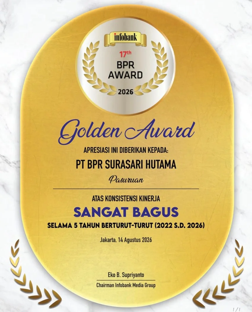 BPR Award 2026 Konsistensi Kinerja Sangat Bagus